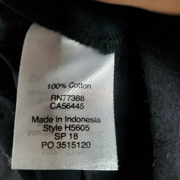 J. Crew Womens Dress Shorts Size 8 Black Zip Up with Tie Waist Flared Leg 3.5" - Picture 7 of 10